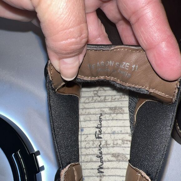 Modern Fiction Irony Suede Chelsea Boots Black Sz 11 Men’s - Picture 9 of 15